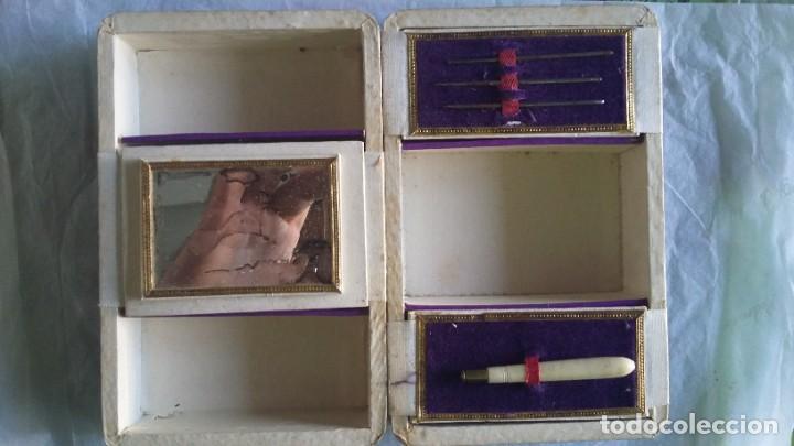 Antig&uuml;edades: estuche de labores - Foto 2