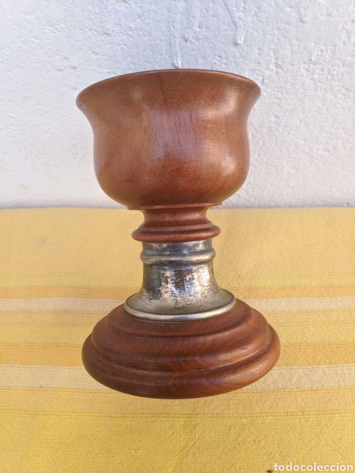 Antig&uuml;edades: Copa de caoba - Foto 2