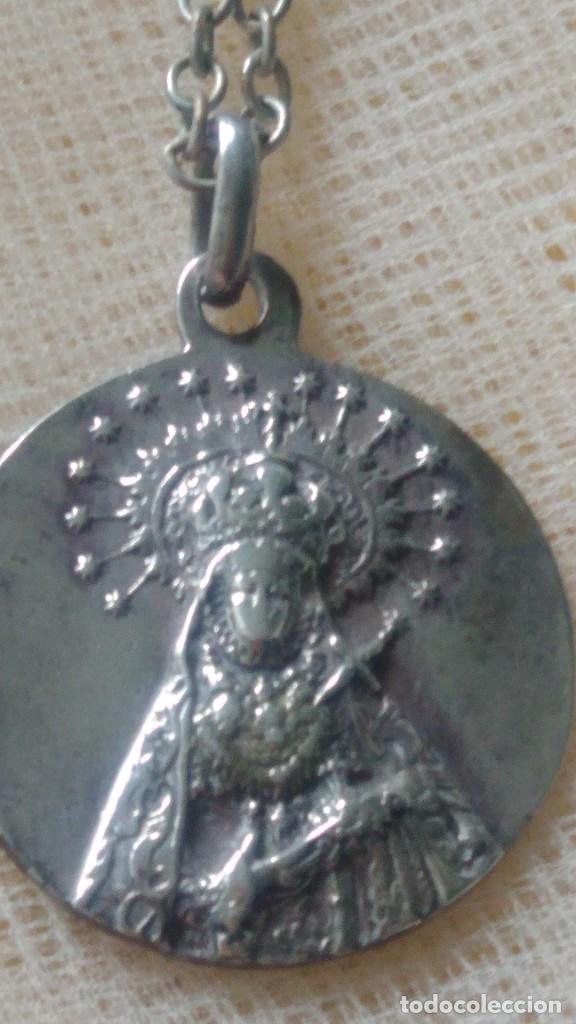 Antig&uuml;edades: ANTIGUA MEDALLA DE VIRGEN DE PLATA - Foto 4