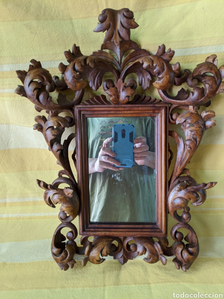Antig&uuml;edades: Marco Florentino tallado a mano - Foto 2