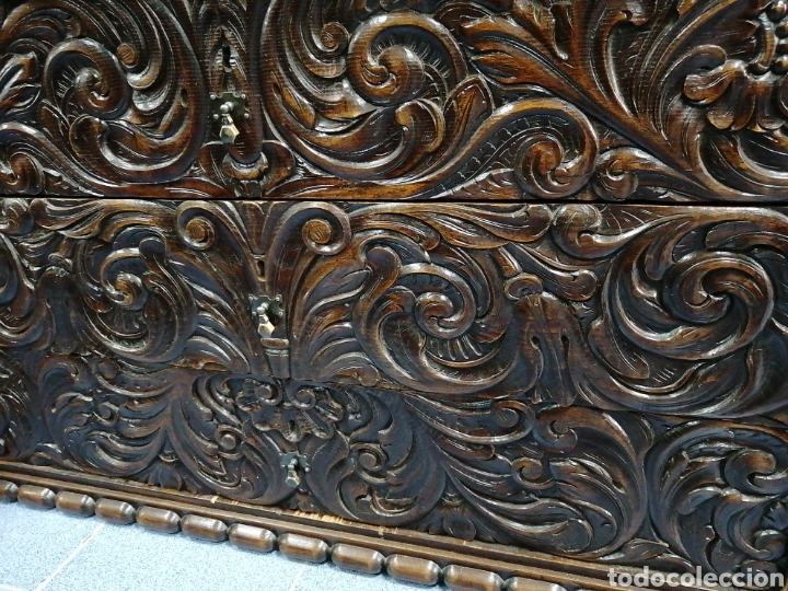 Antig&uuml;edades: C&oacute;moda antigua Lister con espejo - Foto 11