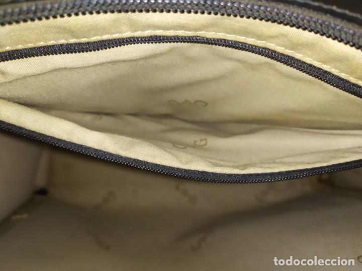 Antig&uuml;edades: BOLSO CUERO NEGRO - Foto 3