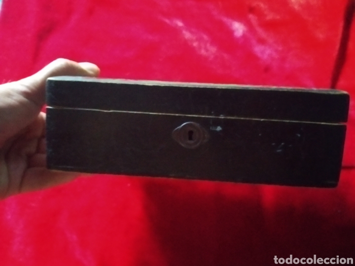 Antig&uuml;edades: Caja costurero pintada a mano - Foto 2