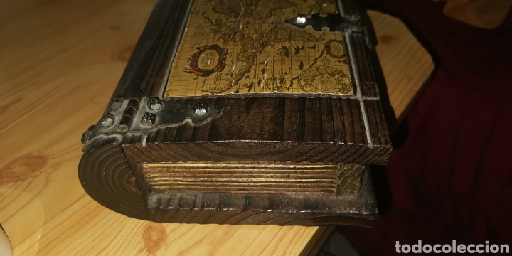 Antig&uuml;edades: Antigua caja madera - Foto 6