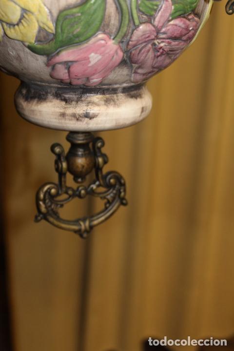 Antig&uuml;edades: lampara de bronce - Foto 5