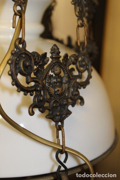 Antig&uuml;edades: lampara de bronce - Foto 7