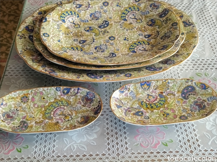 Antig&uuml;edades: Magnifica vajilla completa de 83 piezas. - Foto 10