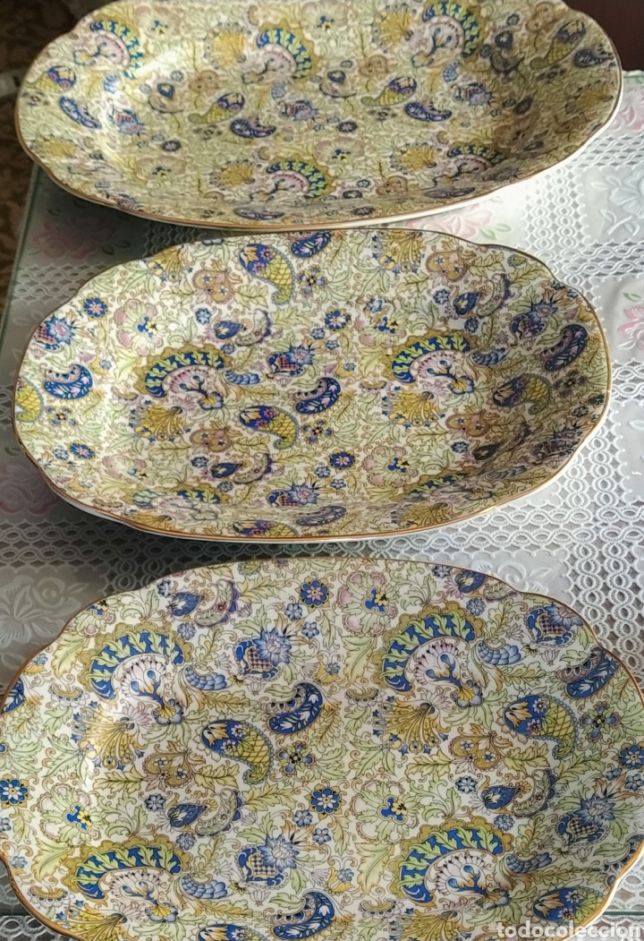 Antig&uuml;edades: Magnifica vajilla completa de 83 piezas. - Foto 12