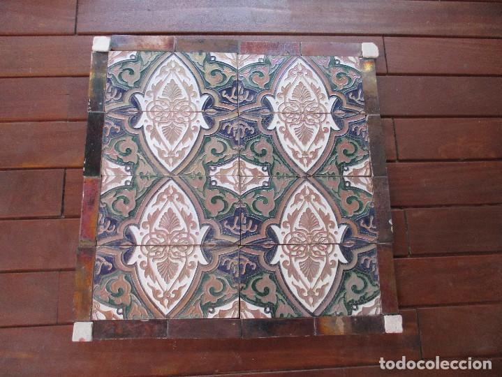 Antig&uuml;edades: azulejos Ramos Rejano reflejos oro - Foto 1