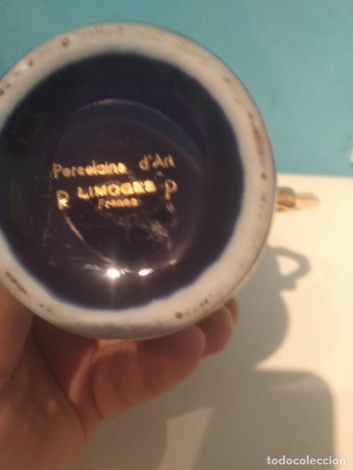 Antig&uuml;edades: Florero de Limoges antiguo - Foto 3