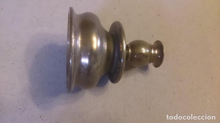 Antig&uuml;edades: CANDELERO DE BROCE ANTIGUO - Foto 4