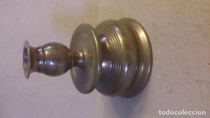 Antig&uuml;edades: CANDELERO DE BROCE ANTIGUO - Foto 11