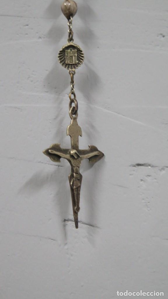 Antig&uuml;edades: ROSARIO COMPOSTELANO. CRUZ PLATA - Foto 2