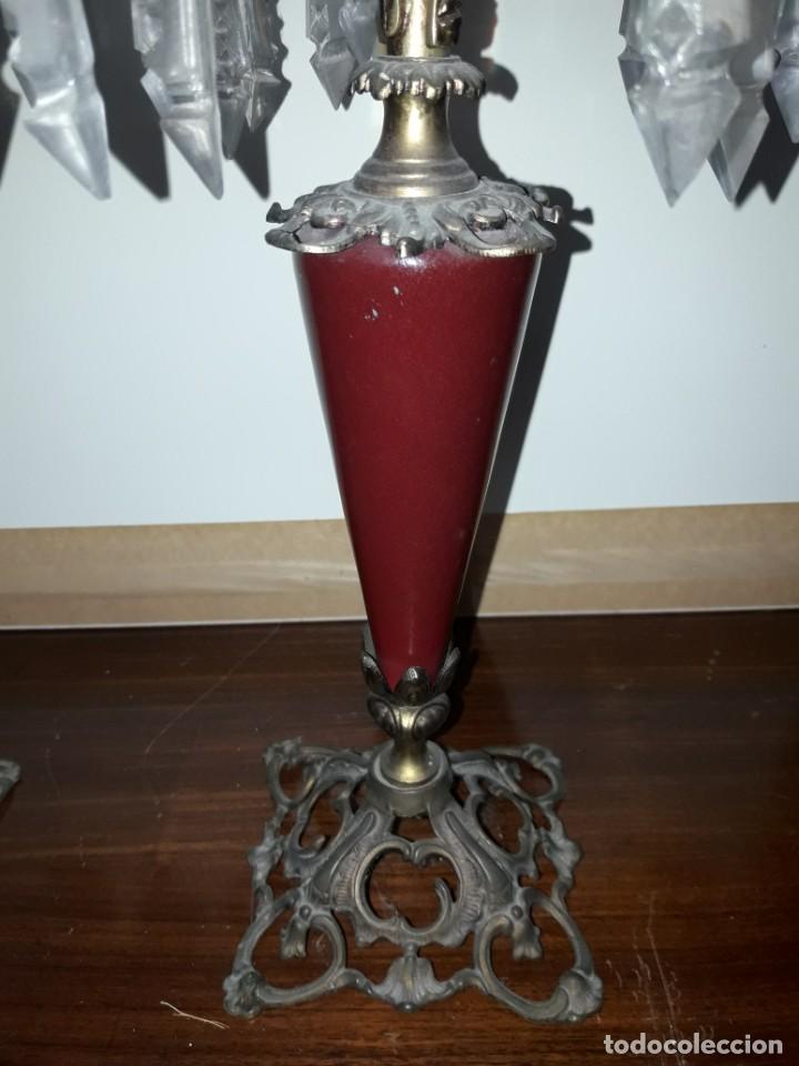 Antig&uuml;edades: Pareja candelabros - Foto 2