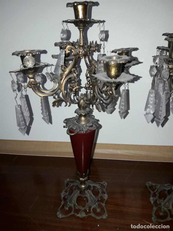 Antig&uuml;edades: Pareja candelabros - Foto 4