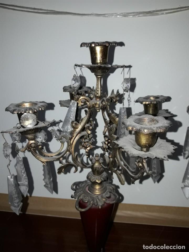 Antig&uuml;edades: Pareja candelabros - Foto 6