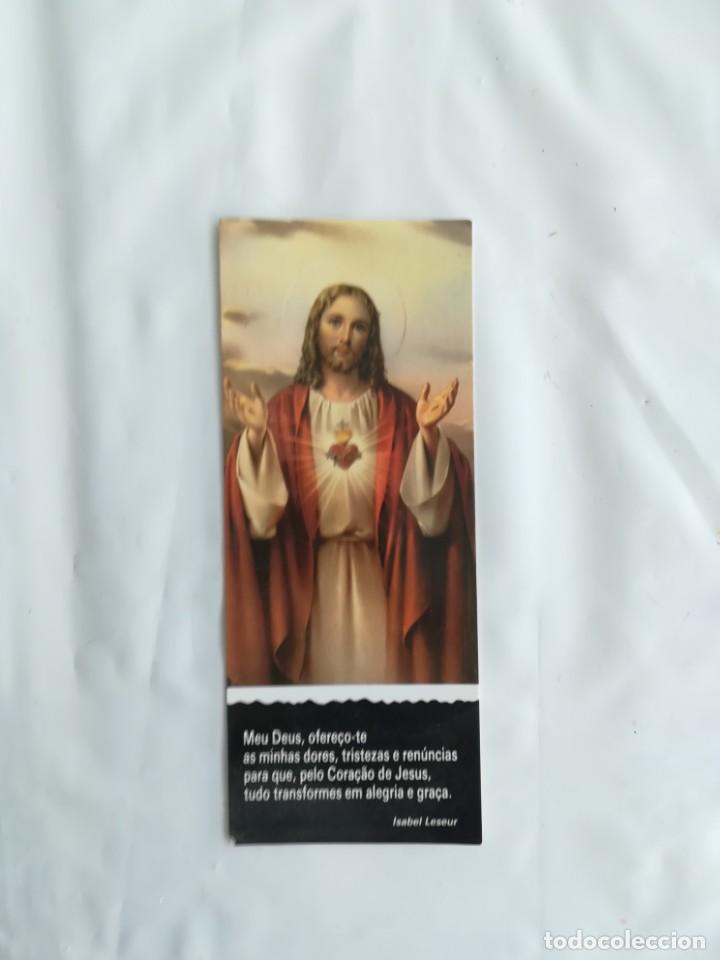 Antig&uuml;edades: Coraz&oacute;n de Jes&uacute;s. Recordatorio, marcap&aacute;ginas (14x6) - Foto 1