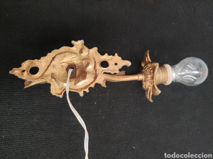 Antig&uuml;edades: APLIQUE DE PARED EN BRONCE - Foto 4