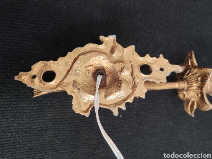 Antig&uuml;edades: APLIQUE DE PARED EN BRONCE - Foto 5
