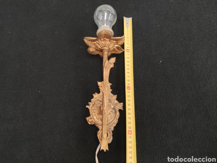 Antig&uuml;edades: APLIQUE DE PARED EN BRONCE - Foto 6