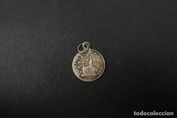 Antig&uuml;edades: Antigua Medalla Religiosa de Plata - Foto 5