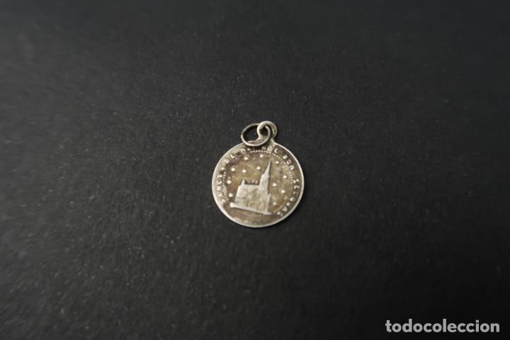 Antig&uuml;edades: Antigua Medalla Religiosa de Plata - Foto 6