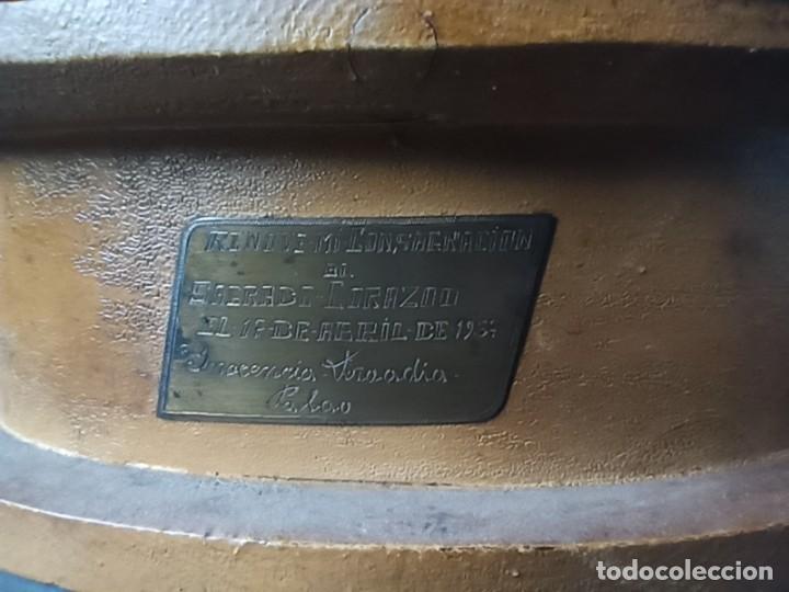 Antig&uuml;edades: Busto de Sagrado Coraz&oacute;n de Jes&uacute;s con corona - Foto 6