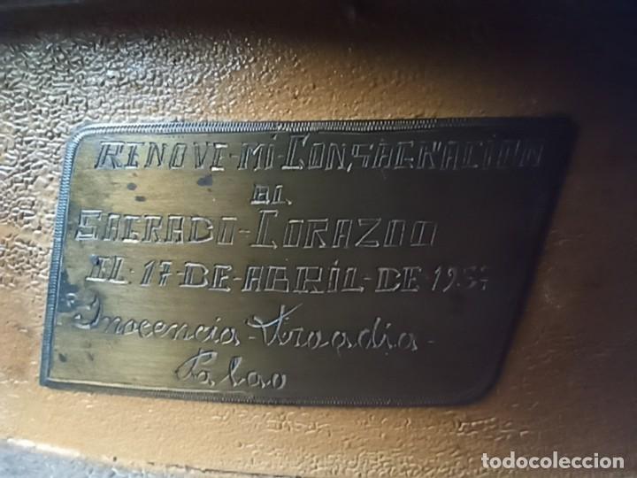 Antig&uuml;edades: Busto de Sagrado Coraz&oacute;n de Jes&uacute;s con corona - Foto 7