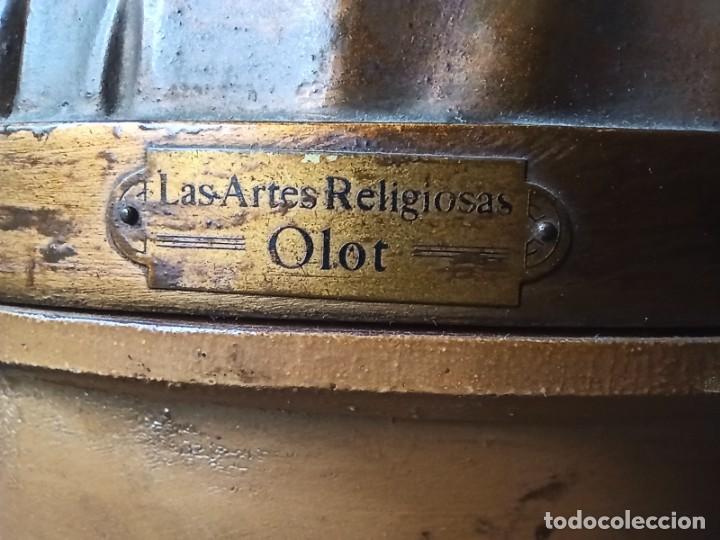 Antig&uuml;edades: Busto de Sagrado Coraz&oacute;n de Jes&uacute;s con corona - Foto 11