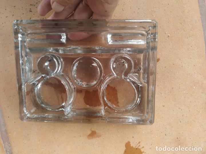 Antig&uuml;edades: ANTIGUO TINTERO. VIDRIO, CRISTAL. - Foto 1