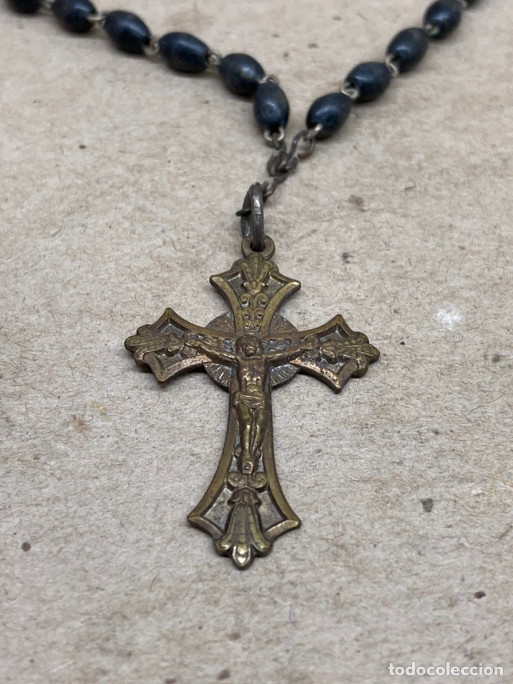 Antig&uuml;edades: Rosario de metal - Foto 2