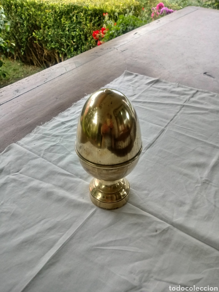 Antig&uuml;edades: Bola de bronce final de escalera con forma de.bellota - Foto 1