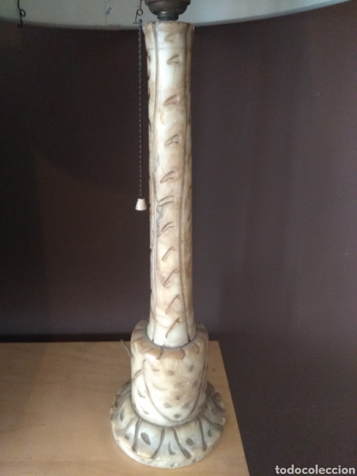 Antig&uuml;edades: L&aacute;mpara de m&aacute;rmol - Foto 2