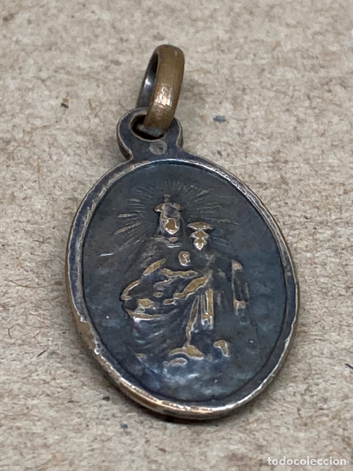 Antig&uuml;edades: Medalla de plata religiosa - Foto 2