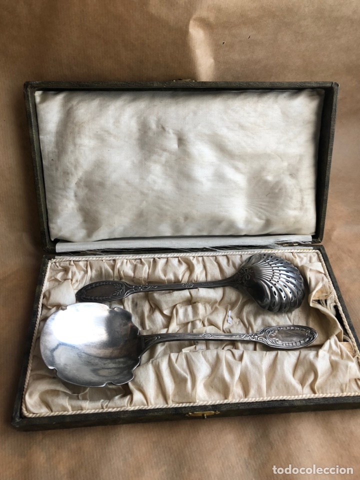 Antig&uuml;edades: Cubiertos entremeses y dulces siglo XIX - Foto 2