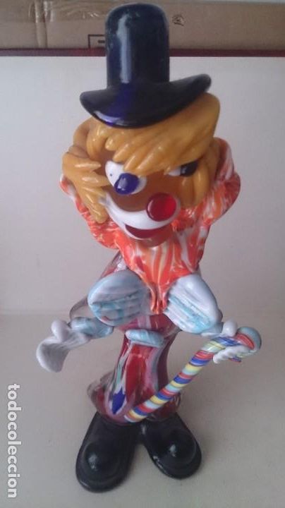 Antig&uuml;edades: Payaso de cristal de murano - Foto 1