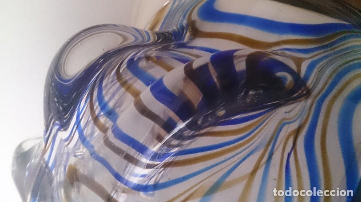 Antig&uuml;edades: Colorido Centro de mesa de cristal - Foto 4