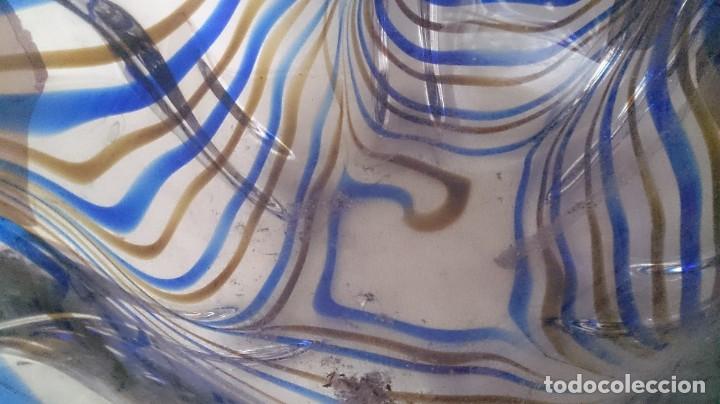 Antig&uuml;edades: Colorido Centro de mesa de cristal - Foto 7