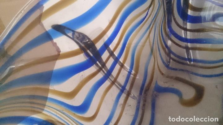 Antig&uuml;edades: Colorido Centro de mesa de cristal - Foto 8