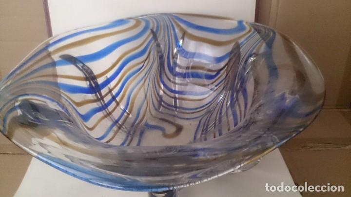 Antig&uuml;edades: Colorido Centro de mesa de cristal - Foto 12