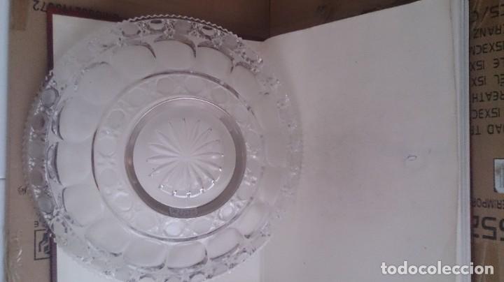Antig&uuml;edades: CENTRO DE MESA DE CRISTAL Y PLATA 925 - Foto 4