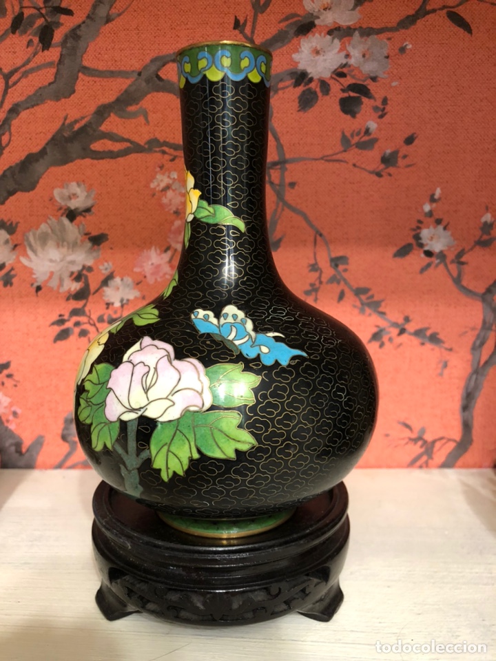 Antig&uuml;edades: JARR&Oacute;N CLOISONN&Eacute; CON PEANA - Foto 3