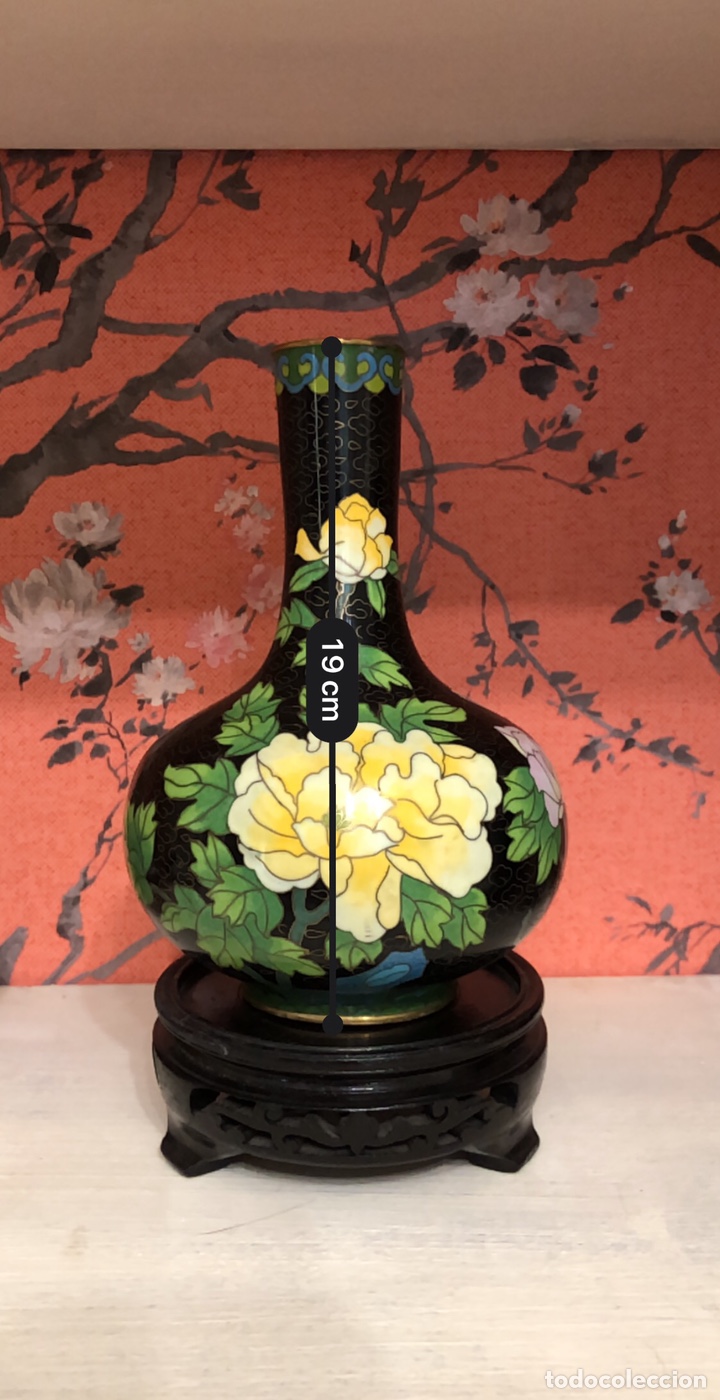 Antig&uuml;edades: JARR&Oacute;N CLOISONN&Eacute; CON PEANA - Foto 4