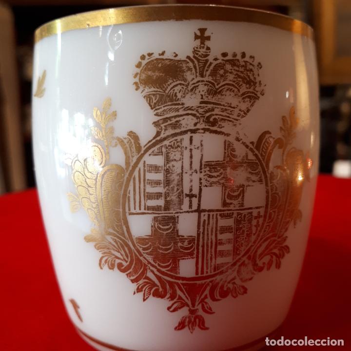 Antig&uuml;edades: OPALINA DE CRISTAL DE LA GRANJA - Foto 1