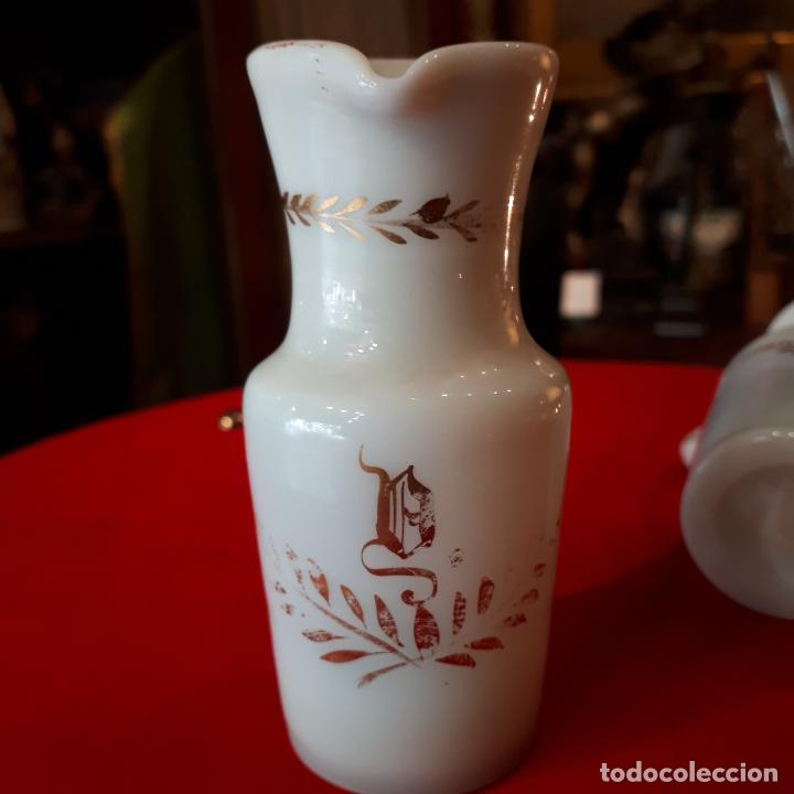 Antig&uuml;edades: OPALINAS DE CRISTAL DE LA GRANJA.IMPERIO. - Foto 6