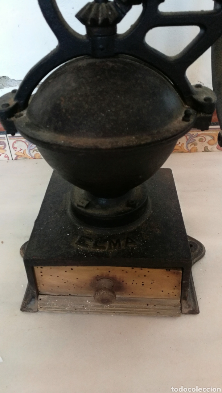 Antig&uuml;edades: ANTIGUO MOLINILLO DE CAFE MARCA ELMA - Foto 2