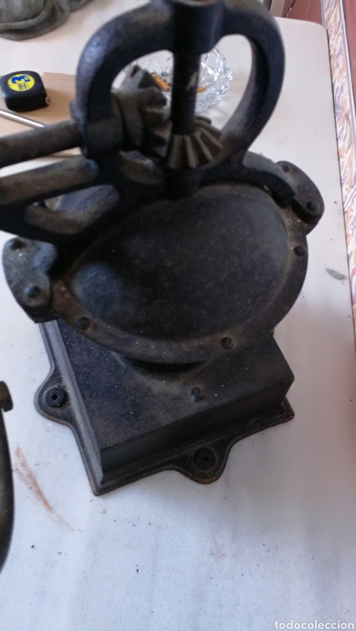 Antig&uuml;edades: ANTIGUO MOLINILLO DE CAFE MARCA ELMA - Foto 8