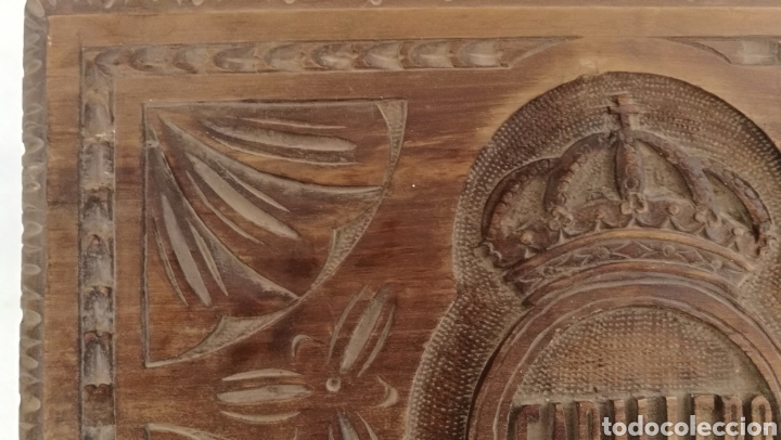 Antig&uuml;edades: CAJA MADERA TODA TALLADA - Foto 4