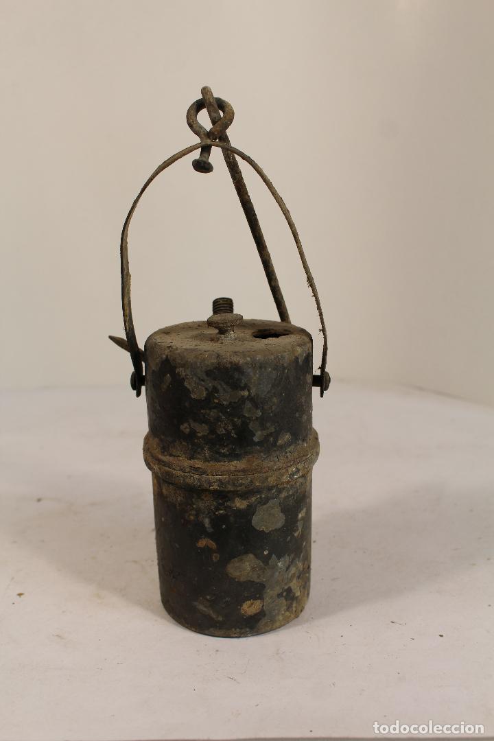 Antig&uuml;edades: carburo lampara antigua - Foto 2