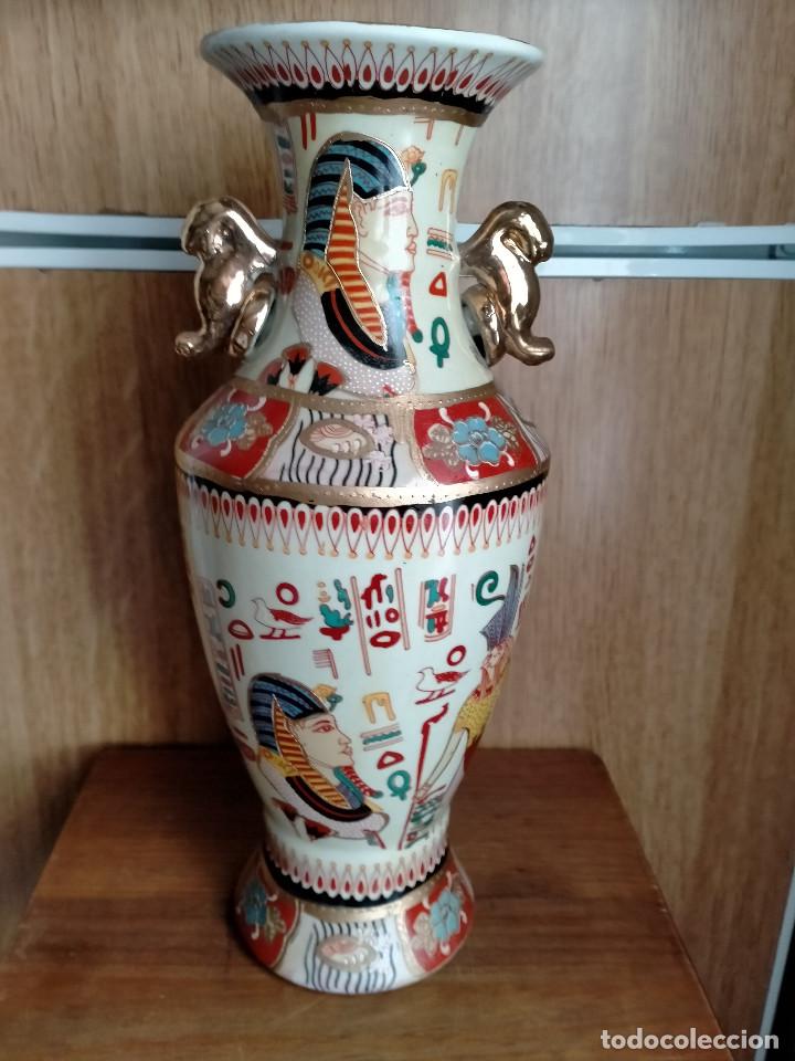 Antiquit&auml;ten: JARRON DE EGIPTO PINTADO A MANO